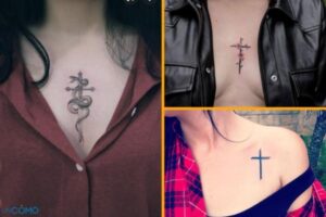 tatuajes de cruz con flores 2
